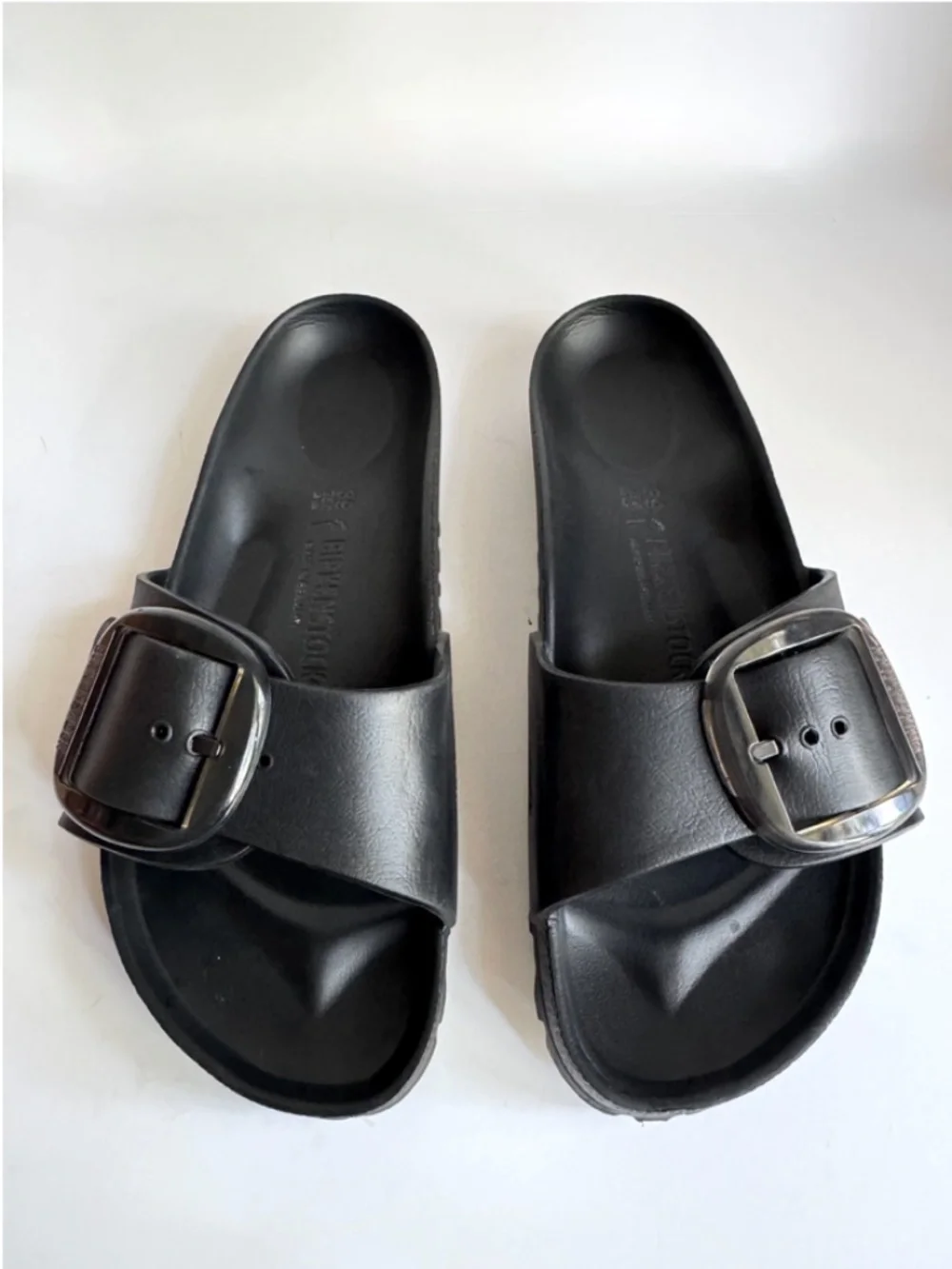 Birkenstock EVA Madrid Big Buckle in Black Size 39